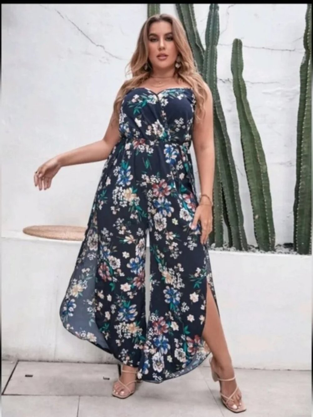 Shein Split Leg Jumpsuit